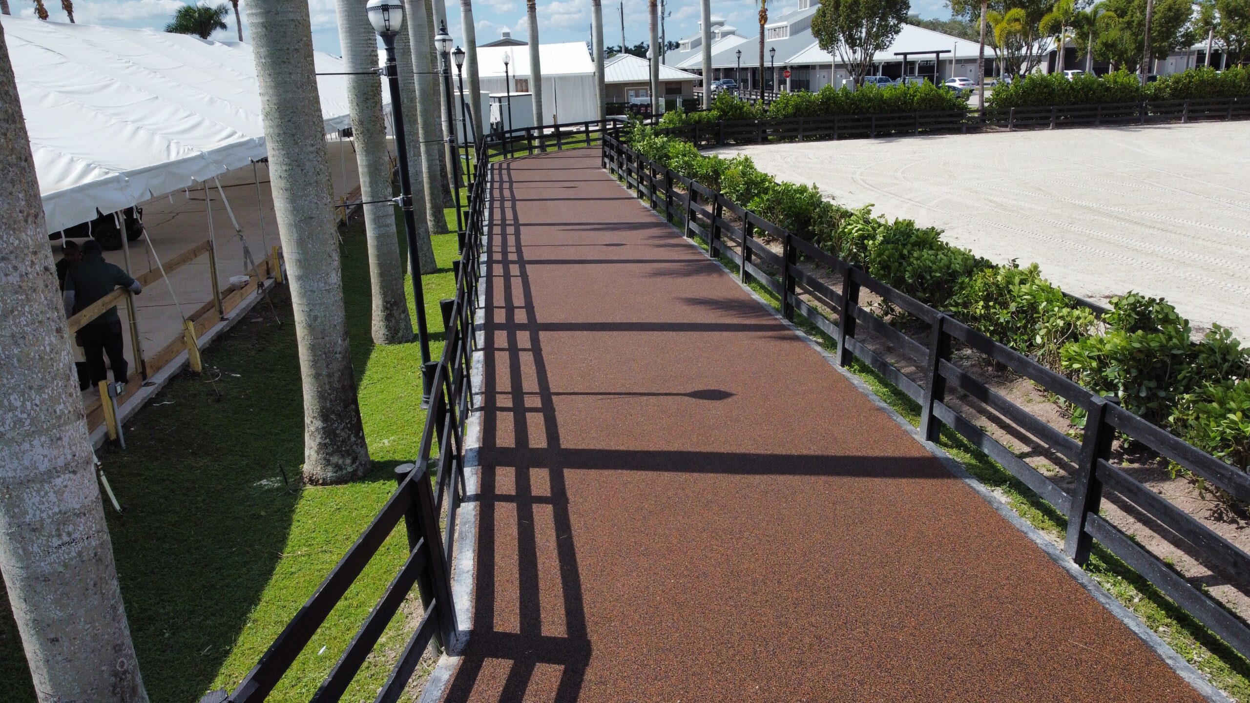 Equitan W Flooring | Water-Permeable Poured Rubber Flooring